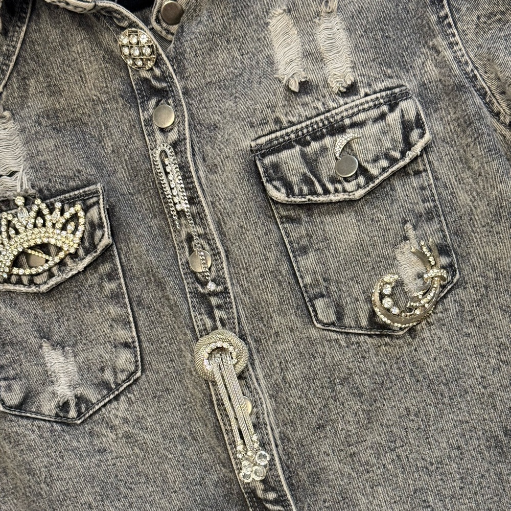 Custom distressed jacket - Picture 6 of 8